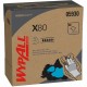 Wypall Power Clean X80 Heavy Duty Cloths - 16.80" Length x 8.34" Width - 80 / Box - 5 / Carton - Absorbent, Durable, Reusable, F