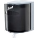 Scott Essential Center-Pull Towel Dispenser - Center Pull Dispenser - 1 x Roll - 11.9" Height x 10.3" Width x 9.3" Depth - Smoke