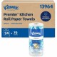 Kleenex Premier Kitchen Paper Towels - 1 Ply - 10.40" x 11" - 70 Sheets/Roll - White - 24 / Carton