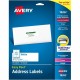 Avery Easy Peal Sure Feed Address Labels - Permanent Adhesive - Rectangle - Laser, Inkjet - White - Paper - 14 / Sheet - 50 Tota