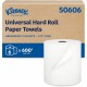 Kleenex Hard Roll Paper Towels with Premium Absorbency Pockets - 8" x 600 ft - White - Paper - 6 / Carton