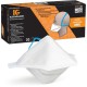 Kleenguard N95 Pouch Respirator - Recommended for: Face - Regular Size - Airborne Particle Protection - White - Comfortable, Bre