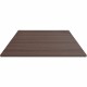 Lorell Hospitality/Conference Tabletop - 0.1" Edge, 42" x 42" x 1" - Band Edge - Espresso Table Top - For Reception Area, Confer