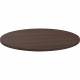 Lorell Essentials Conference Tabletop - For - Table TopEspresso Round Top - Contemporary Style x 1" Table Top Thickness x 42" Ta