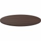 Lorell Essentials Conference Tabletop - For - Table TopEspresso Round Top - Contemporary Style x 1" Table Top Thickness x 48" Ta