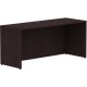 Lorell Essentials Series Credenza Shell - 66" x 24"29.5" Credenza Shell, 1" Top - Finish: Espresso Laminate, Silver Brush