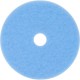 3M Sky Blue Hi-Performance Burnish Pad 3050 - 5/Carton - Round x 20" Diameter x 1" Thickness - Burnishing - Linoleum, Sheet Viny