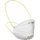 ProGuard Particulate Respirators w/Exhalation Valve - Universal Size - Respiratory, Dust, Pollen, Mist, Grass Protection - White