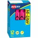 Avery Desk-Style, Fluorescent Pink, 1 Count (24010) - Chisel Marker Point Style - Refillable - Fluorescent Pink Water Based Ink 