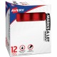 Avery Jumbo Permanent Markers - Chisel Marker Point Style - Red - Red Barrel - 1 Dozen