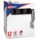 Avery Marks A Lot Permanent Markers - Jumbo Desk-Style Size - Chisel Marker Point Style - Black - Black Barrel - 1 Dozen