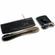Kensington Duo Gel Mouse Pad Wrist Rest - 1.70" x 11.40" Dimension - Gray - Gel - 1 Pack
