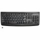 Kensington Pro Fit Washable Wireless Keyboard - Wireless Connectivity - RF - USB Interface - Computer - Black