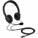 Kensington USB-C Hi-Fi Headphones with Mic - Stereo - USB Type C - Wired - Over-the-head - Binaural - Ear-cup - 6 ft Cable - Noi