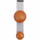 Alba Double Peg Garment Holder - 2 Pegs - for Garment - Silver, Brown - 1 Each