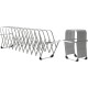 LEE Flexible Expandable Collator/Sorter/File - 12 - 7" Width x 11" Depth%Desktop - Silver - Aluminum - 1 Each