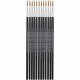 CLI Water Color Brush - 12 Brush(es) - 0.63" Bristle - No. 5 Hardwood - Aluminum Ferrule