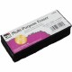 CLI Multi-Purpose Eraser - 2" Width x 5" Length - Washable - Black - Felt - 1Each