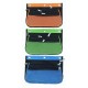 CLI Triple-pocket Pencil Pouches - 10.3" Height x 7.3" Width - Ring Binder - Green, Orange, Blue - Nylon - 24