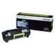 Lexmark Unison 501H Toner Cartridge - Laser - High Yield - 5000 Pages - Black - 1 Each