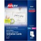 Avery Invitation Cards with Metallic Gold Borders - 1 1/2" Width x 15/16" Length - Rectangle - White - Paper - 18 / Sheet - 29 /