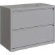 Lorell Fortress Series Lateral File - 36" x 18.6" x 28" - 2 x Drawer(s) for File - Letter, Legal, A4 - Hanging Rail, Magnetic La