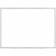Lorell Dry-erase Board - 48" (4 ft) Width x 36" (3 ft) Height - White Styrene Surface - White Aluminum Frame - Rectangle - 1 Eac