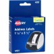 Avery Direct Thermal Roll Multipurpose Labels - 3 1/2" Width x 1 1/8" Length - Permanent Adhesive - Rectangle - Direct Thermal -