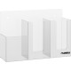 Lorell Sanitation Station - 9.9" Height x 14.8" Width x 4.5" Depth - Wall Mountable, Freestanding, Countertop, Tabletop - Acryli