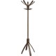 Alba High-capacity Wood Coat Stand - 5 Hooks - for Coat - Wood - 1 Each