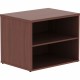 Lorell Relevance Series Storage Cabinet Credenza w/No Doors - 29.5" x 22"23.1" - 2 Shelve(s) - Finish: Mahogany, Laminate