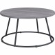 Lorell Accession Coffee Table - Round Top - Powder Coated Four Leg Base - 4 Legs - 200 lb Capacity x 1" Table Top Thickness x 31