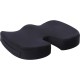 Lorell Butterfly-Shaped Seat Cushion - 17.50" x 15.50" - Fabric, Memory Foam, Silicone - Butterfly - Comfortable, Ergonomic Desi