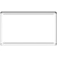 Lorell Mounting Frame for Whiteboard - Silver - 1 Each - Aluminum