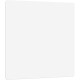 Lorell DIY Frameless Magnetic Glass Board - 36" (3 ft) Width x 36" (3 ft) Height - White Glass Surface - Aluminum Frame - Rectan
