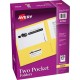 Avery Letter Pocket Folder - 8 1/2" x 11" - 40 Sheet Capacity - 2 Internal Pocket(s) - Paper - Yellow - 0% Recycled - 25 / Box