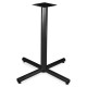 Lorell Hospitality 36" Bistro-Height Tabletop X-leg Base - Black X-shaped Base - 40.75" Height x 32" Width - Assembly Required -