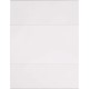 Lorell Cubicle Frame - 1 Each - 8.50" Holding Width x 11" Holding Height - Rectangular Shape - Wall Mountable - Acrylic - Wall, 