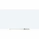 Lorell Magnetic Dry-Erase Glass Board - 72" (6 ft) Width x 36" (3 ft) Height - White Glass Surface - Rectangle - Magnetic - Stai