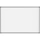 Lorell Magnetic Dry-erase Board - 72" (6 ft) Width x 48" (4 ft) Height - Aluminum Steel Frame - Rectangle - Magnetic - Marker Tr