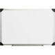 Lorell Dry-erase Board - 36" (3 ft) Width x 24" (2 ft) Height - White Styrene Surface - Aluminum Frame - Ghost Resistant, Scratc