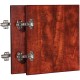 Lorell Essentials Series Wall-Mount Hutch Door Kit - 16.6" x 16" x 0.7" x 0.8" - Finish: Cherry