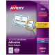 Avery Adhesive Name Badges - 2 21/64" Width x 3 3/8" Length - Removable Adhesive - Rectangle - Laser, Inkjet - White, Blue - Fil