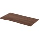 Lorell Relevance Series Tabletop - Walnut Rectangle, Laminated Top - 48" Table Top Length x 24" Table Top Width x 1" Table Top T