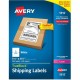 Avery TrueBlock Shipping Label - 5 1/2" Width x 8 1/2" Length - Permanent Adhesive - Rectangle - Laser - White - Paper - 2 / She
