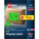 Avery Neon Shipping Labels, 8-1/2" x 11" , 100 Labels (5940) - 8 1/2" Width x 11" Length - Permanent Adhesive - Rectangle - Lase