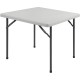 Lorell Ultra-Lite Banquet Folding Table - For - Table TopSquare Top - 600 lb Capacity - 29" Height x 36" Width x 36" Depth - Ind