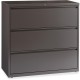 Lorell Fortress Series Lateral File - 42" x 18.6" x 40.3" - 3 x Drawer(s) for File - A4, Legal, Letter - Lateral - Magnetic Labe
