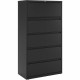 Lorell Fortress Series Lateral File w/Roll-out Posting Shelf - 36" x 18.6" x 67.7" - 5 x Drawer(s) for File - Letter, Legal, A4 