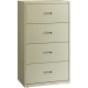 Lorell Value Lateral File - 4-Drawer - 30" x 18.6" x 52.5" - 4 x Drawer(s) for File - A4, Legal, Letter - Interlocking, Adjustab